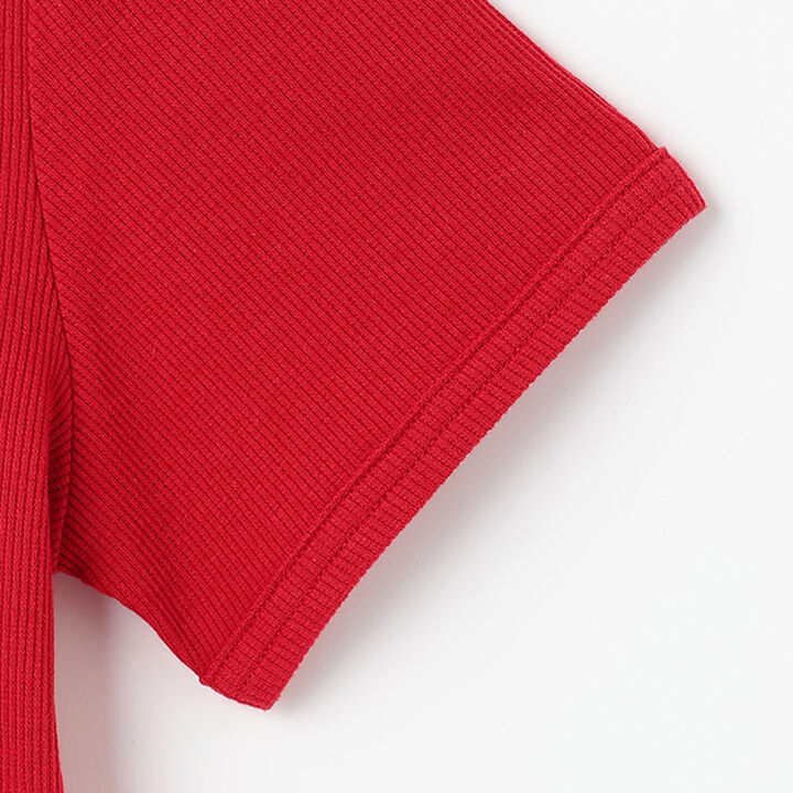 Ribbed Short-Sleeve T-Shirt,Multi color, medium image number 9