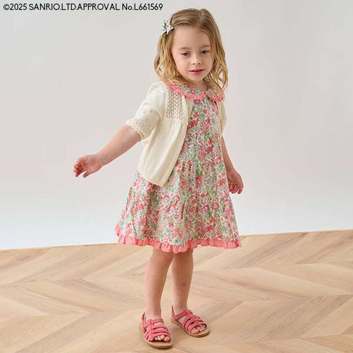 [My Melody] Liberty One-Piece Dress,Coral red, medium image number 15