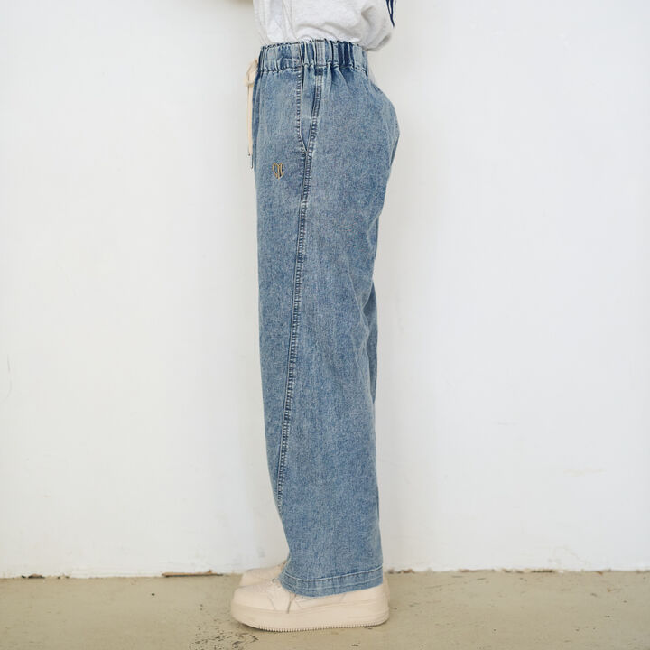 [ME DENIM] Stretch Quick-Dry Easy Pull-On Pants,Gray, medium image number 13