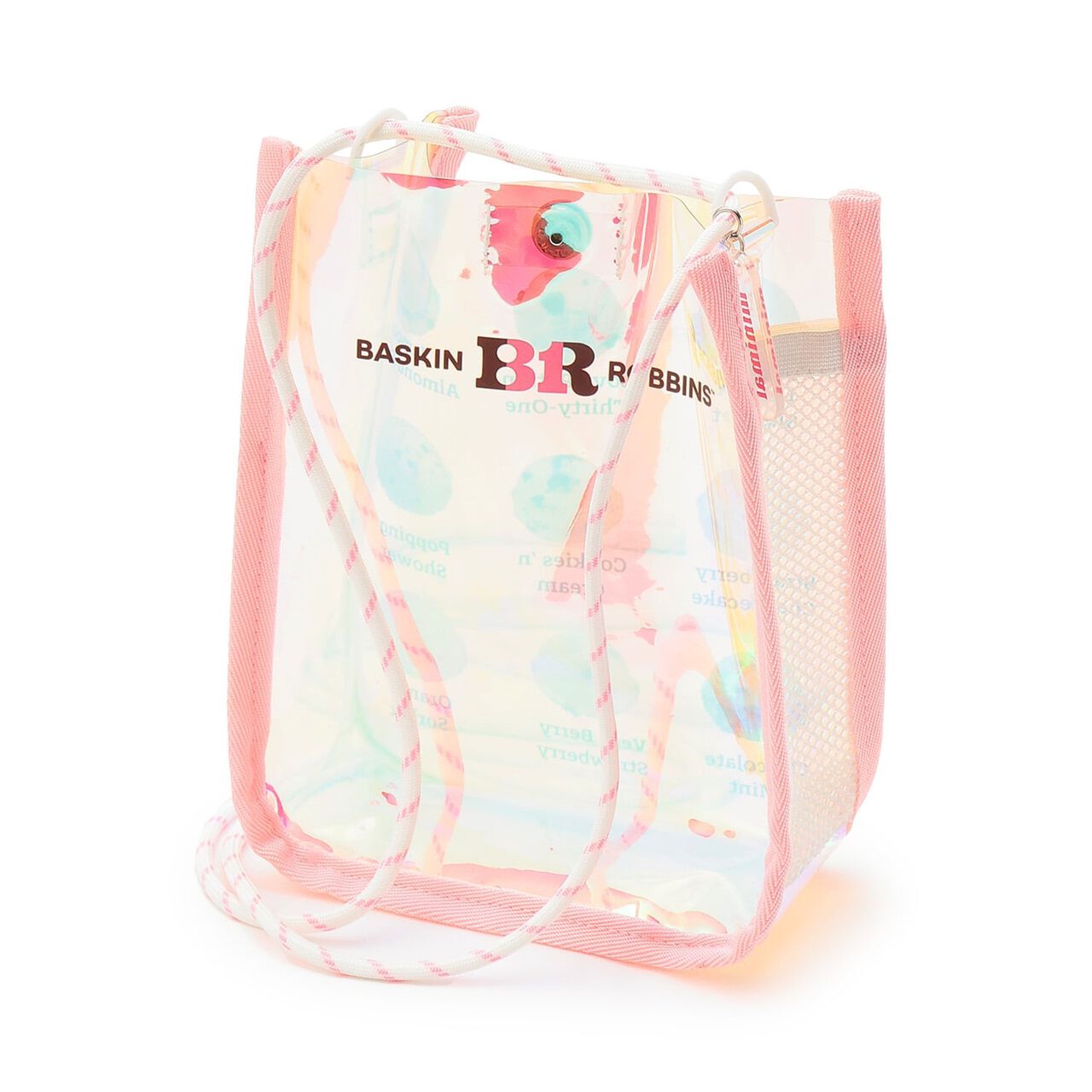 [31 Ice Cream] Aurora Clear Small Shoulder Bag,Pearl white, large image number 6