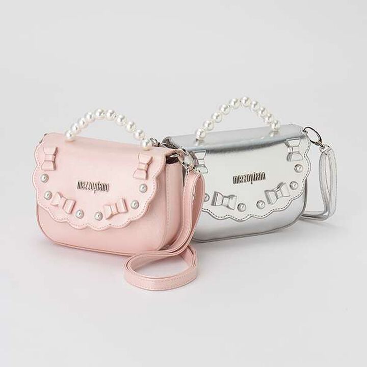 Pearl Handbag,Light pink, medium image number 8