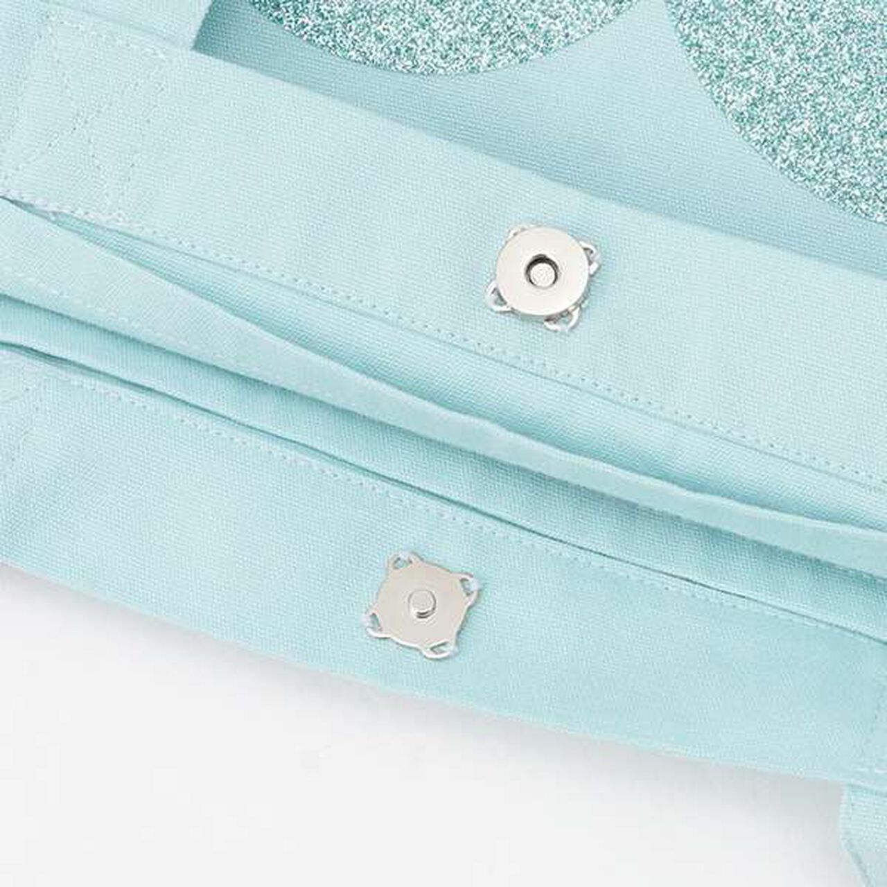 25th Anniversary Sparkling Heart Logo Tote,Light blue, large image number 4