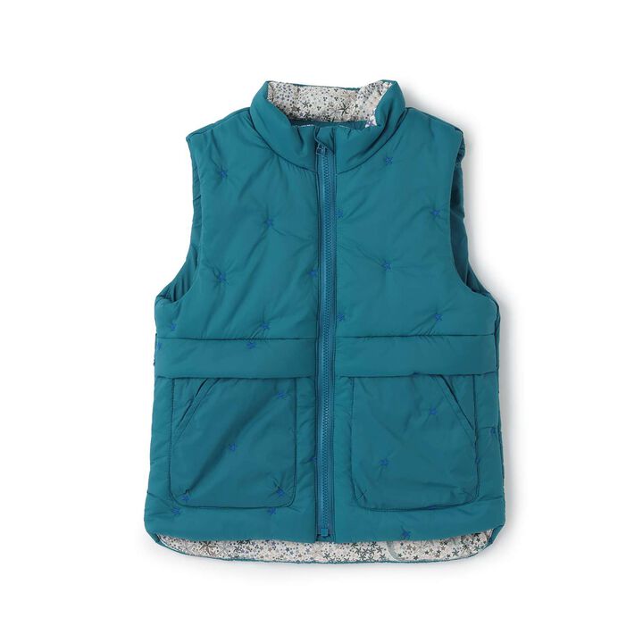 Liberty Adelaja Star Embroidery Vest,Blue, medium image number 0