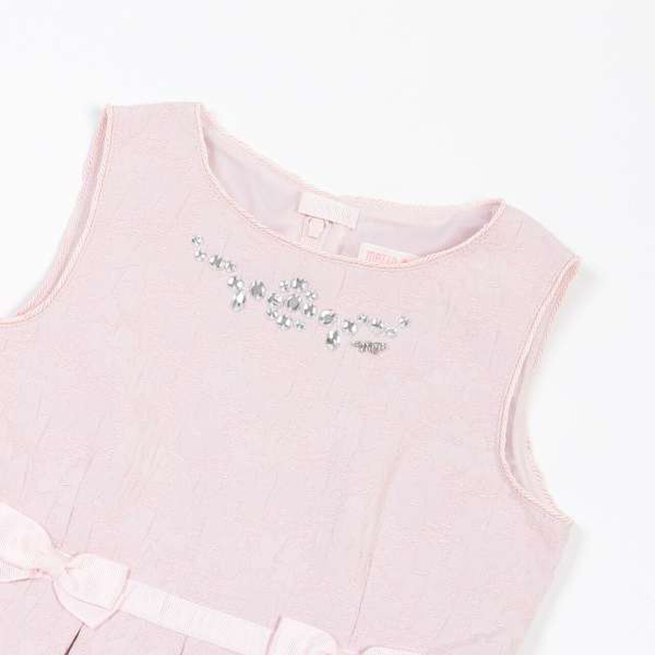 Floral Jacquard One-Piece Dress,Light pink, large image number 2