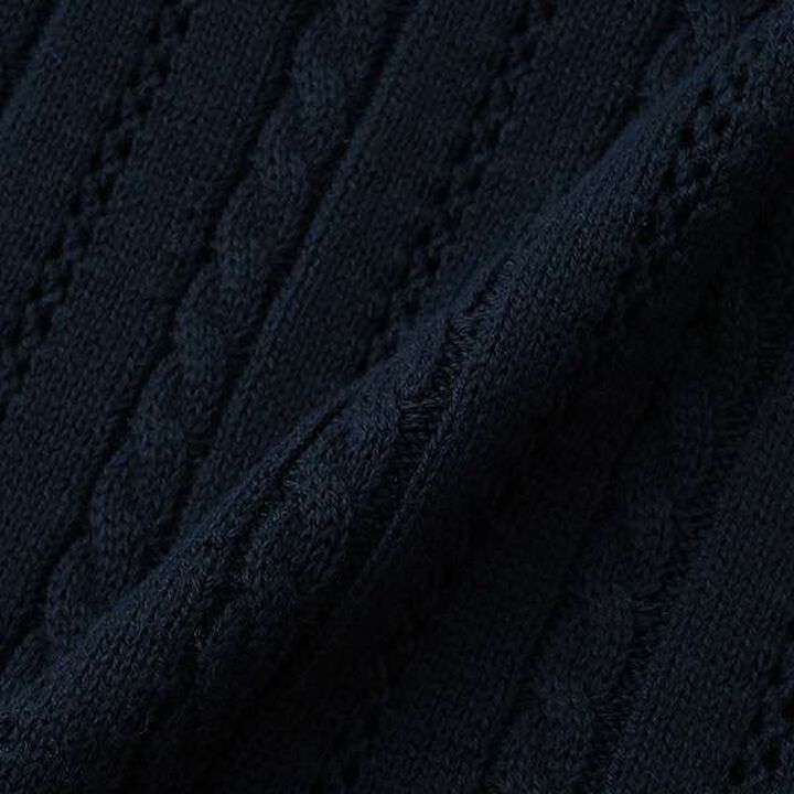 Sailor Collar Knit Vest & Long-Sleeve Tee Set,Off white, medium image number 10