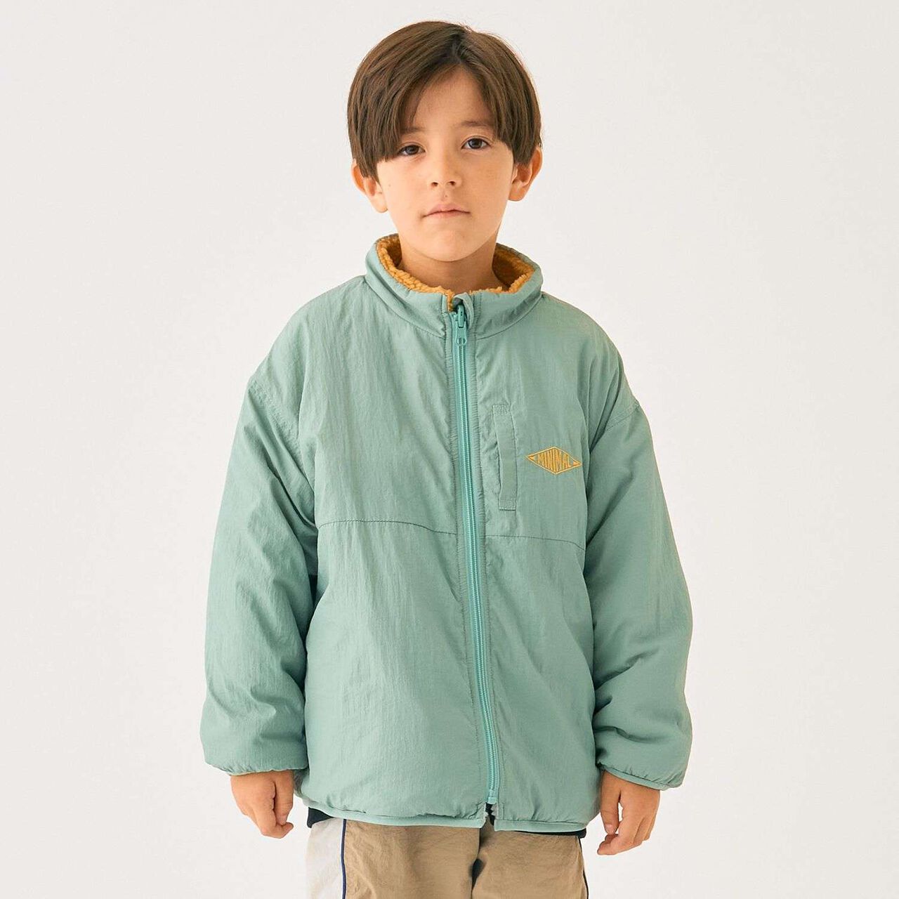 Reversible Color-Blocked Boa Outerwear,Black, large image number 33