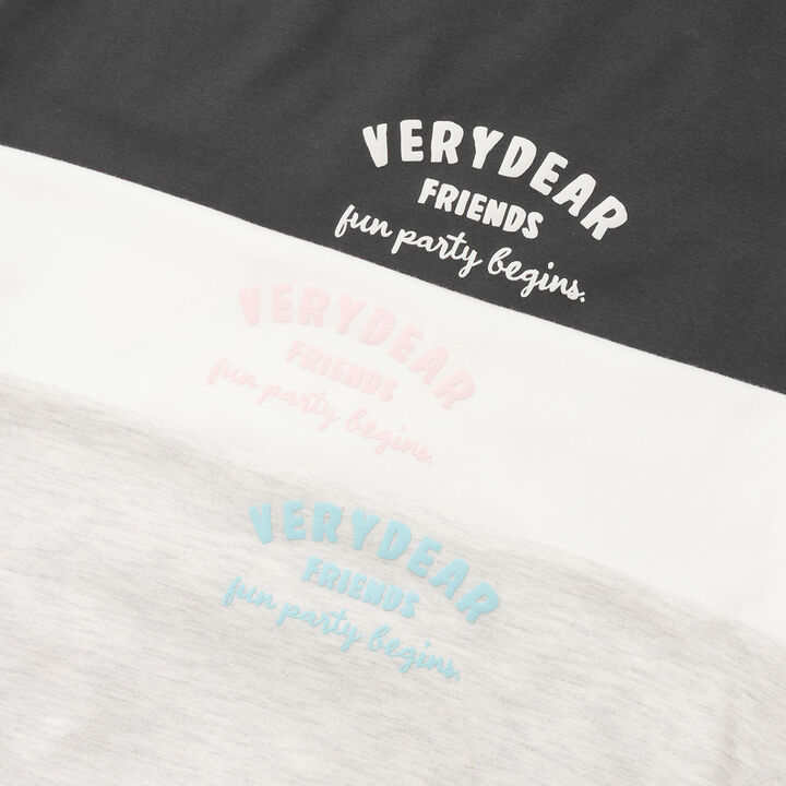 Daily Price Gradient Bear Short-Sleeve Tunic T-Shirt,Charcoal gray, medium image number 3