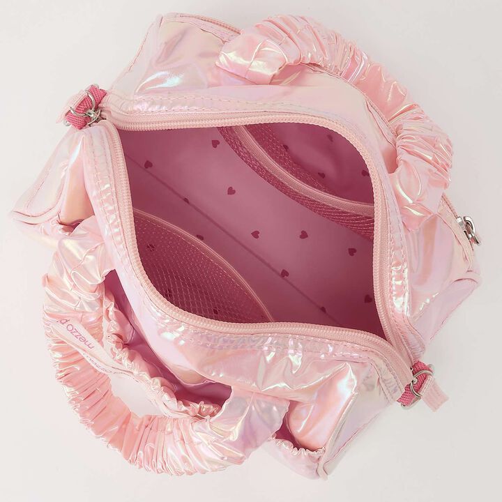 Logo Ribbon 2WAY Boston Bag,Light pink, medium image number 8