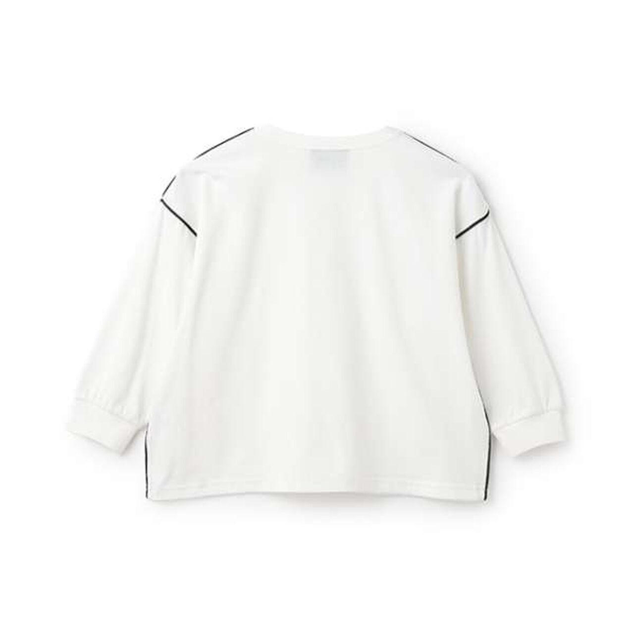 [MNCM] [Comfortable Jersey Fabric] Piping Big T-Shirt,Charcoal gray, large image number 4