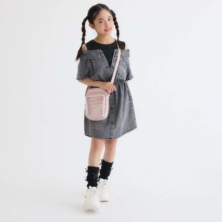 PU Checkered Shoulder Bag,Black, medium image number 2