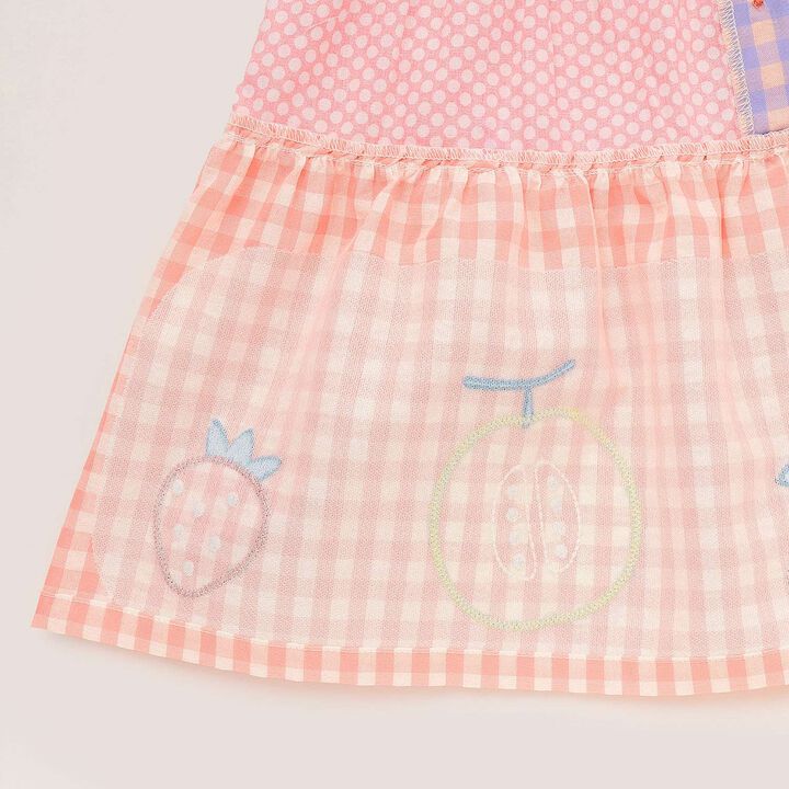 Fruit Pattern One-Piece Dress,Pink, medium image number 11