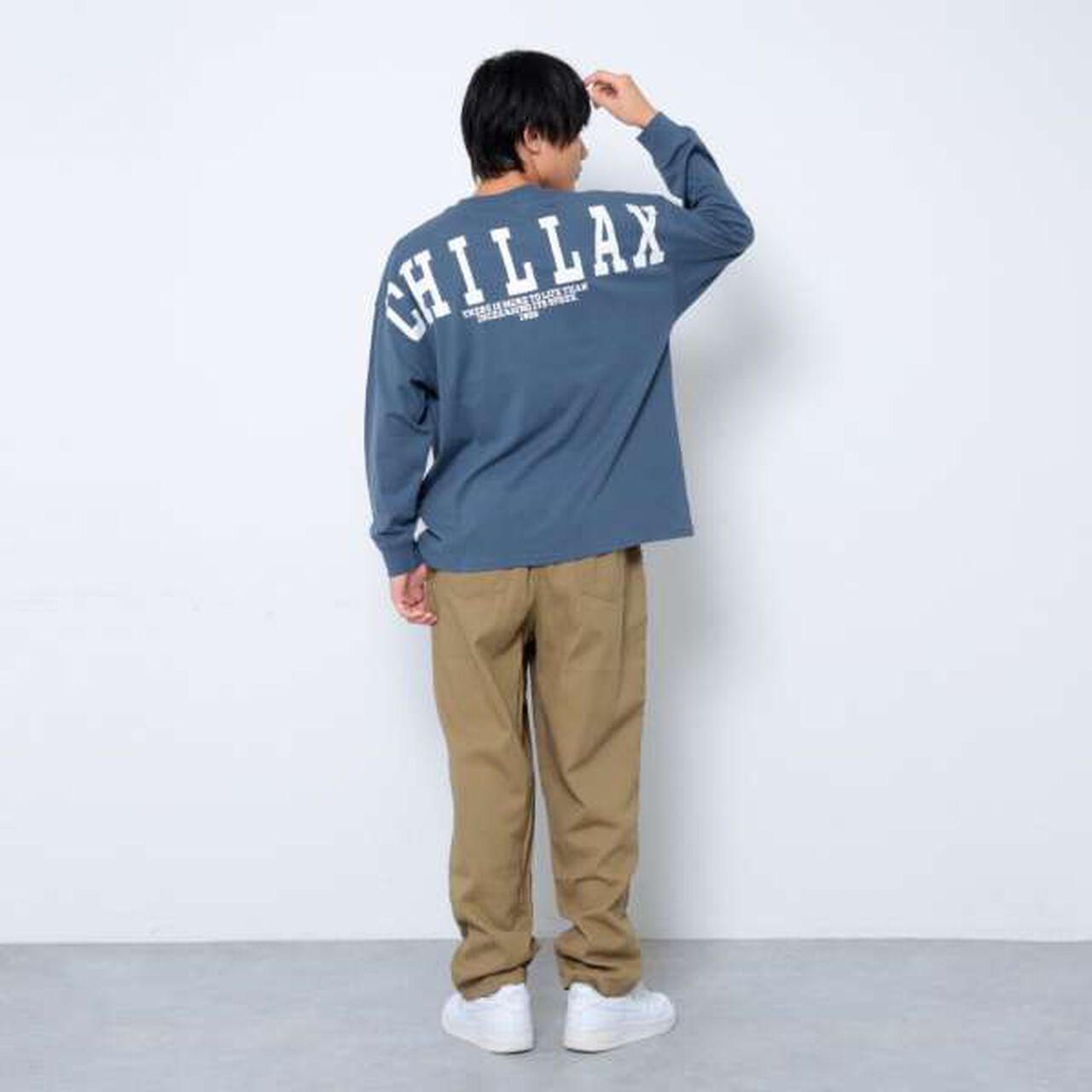 Street Big Long Sleeve T-Shirt,Black, large image number 11