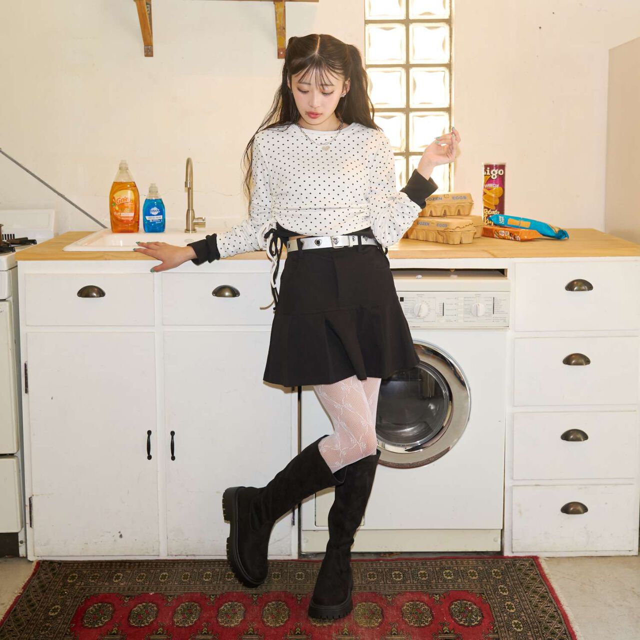 [LTXC] Long Boots with Insoles,Multi color, large image number 2