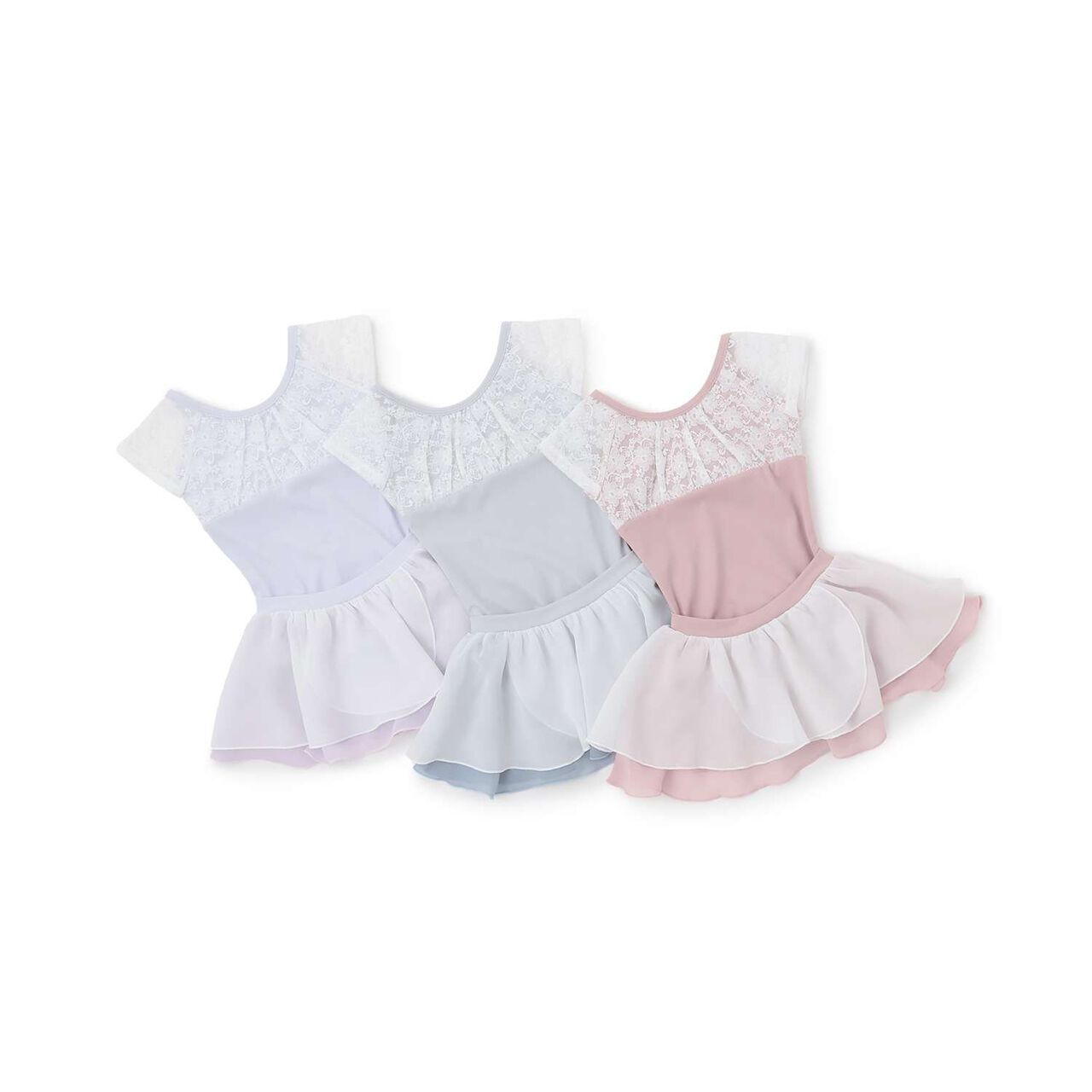 Ballet Lace Leotard Set,Light green, large image number 17