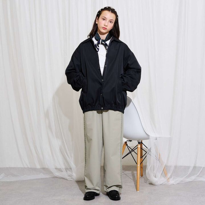 [AMI] Water-Repellent Coach Jacket,Ivory, medium image number 16