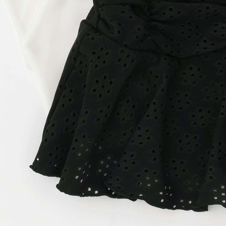 [SWIM] [UV Protection] Lace Top & Balloon Pants Separate Swimsuit,Off white, medium image number 7