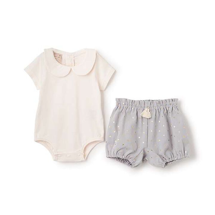 Collared Romper + Pants Set,, medium