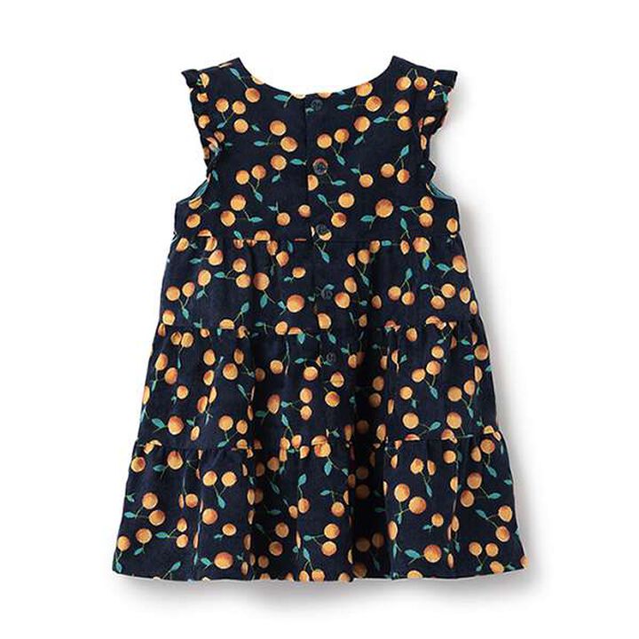 Cherry Jumper Skirt,Navy, medium image number 1