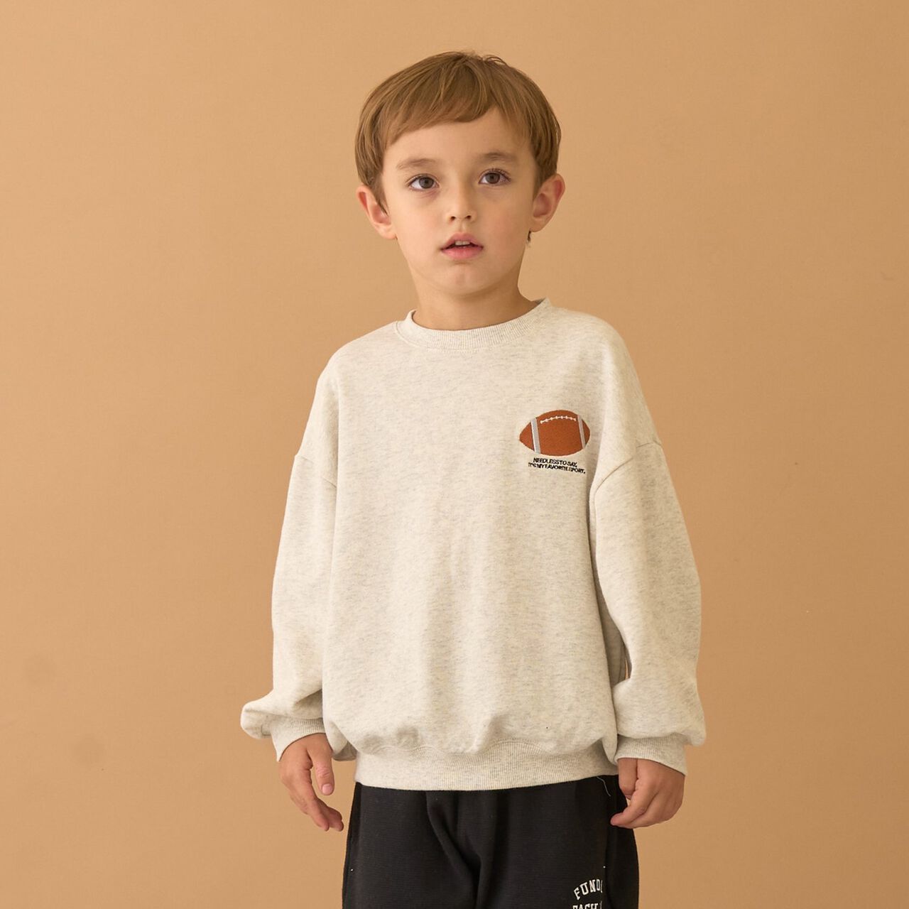 Goodbye Pills Fleece Sports Motif Assortment Sweatshirt,Milky white, large image number 0