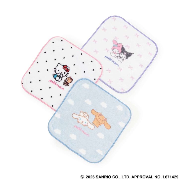 [Sanrio Characters] Printed Handkerchief,Light pink, medium image number 3