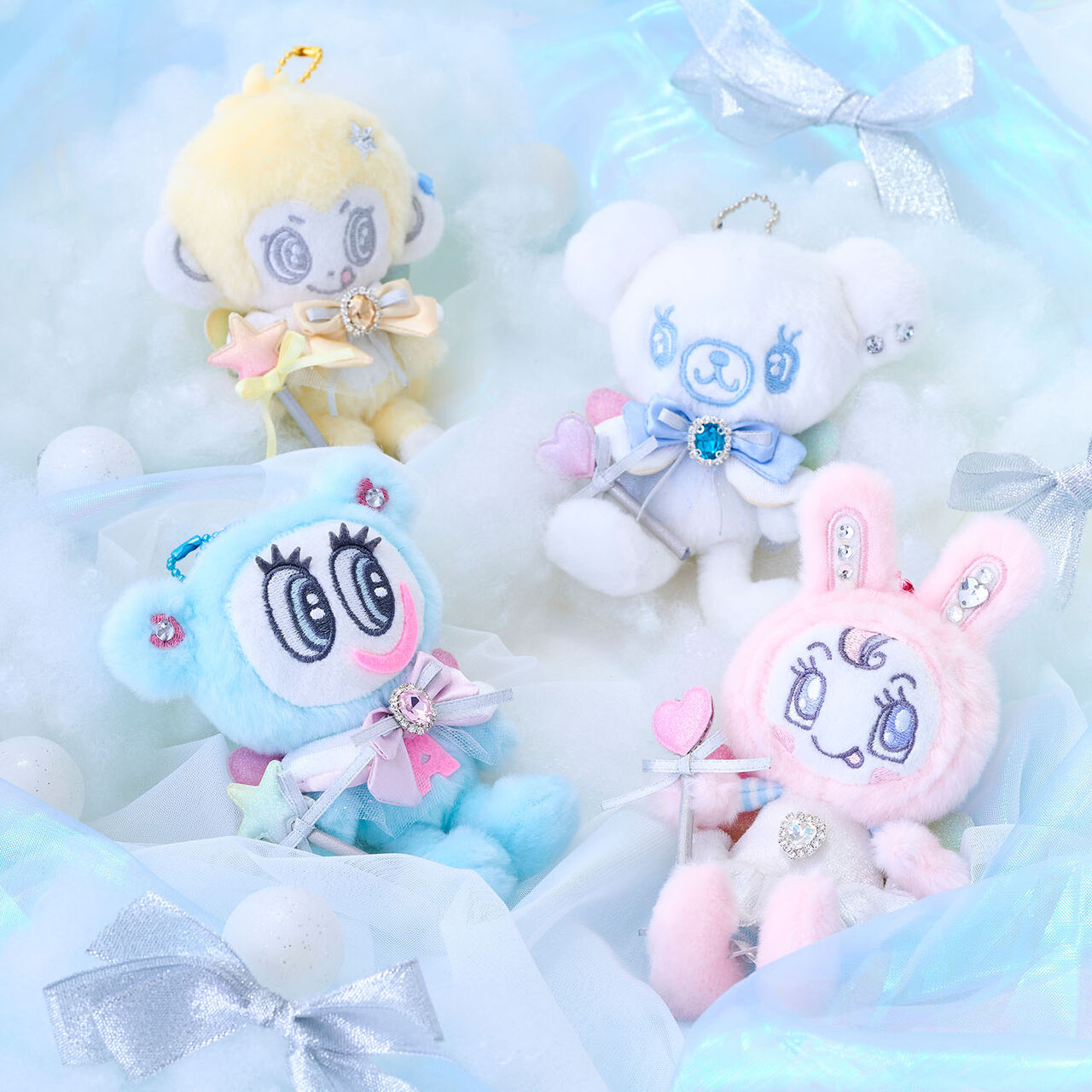 Angel Bellie Sparkling Plush Charm,Pink, large image number 6