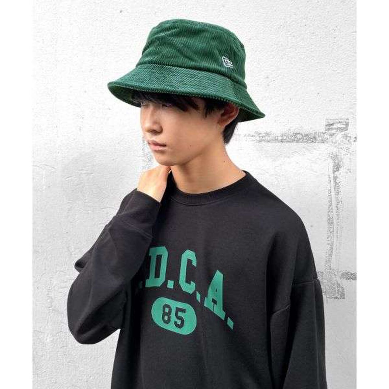 Corduroy Bucket Hat,Charcoal gray, large image number 16