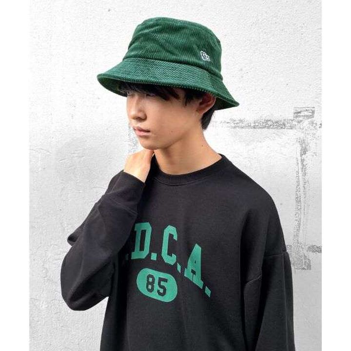 Corduroy Bucket Hat,Charcoal gray, medium image number 16