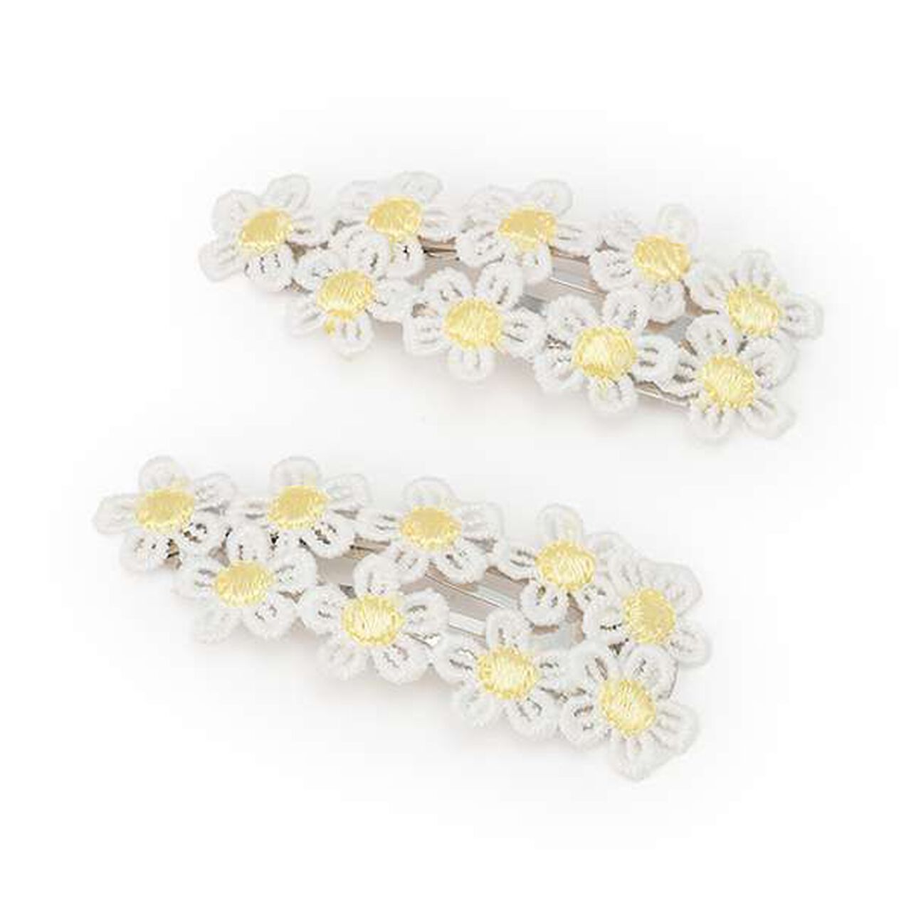 Flower Lace Hairpin [L],Yellow, large image number 0