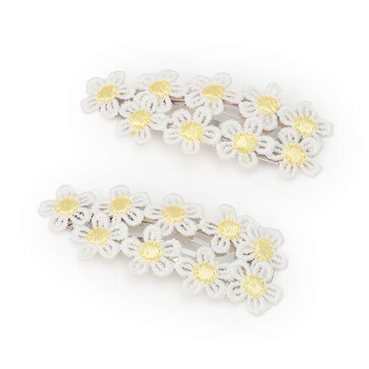 Flower Lace Hairpin [L],Yellow, medium image number 0