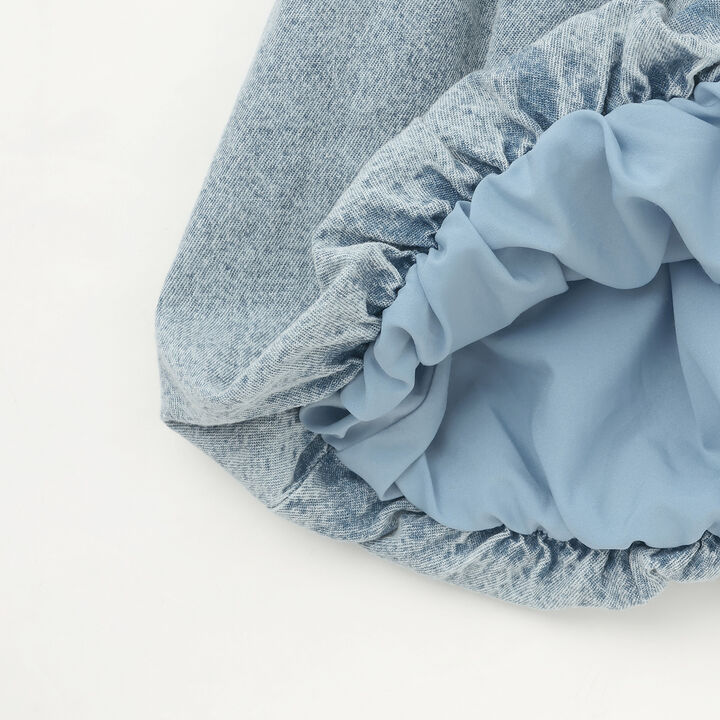 Balloon Tiered Skirt,Blue, medium image number 9