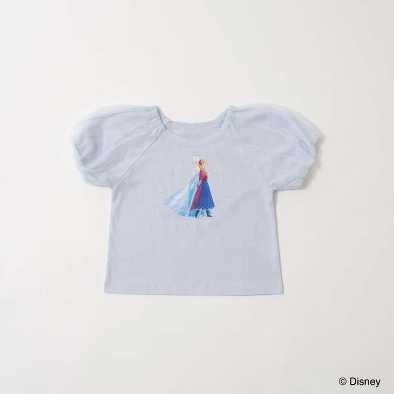 [Frozen] [Soft Cotton] Anna and the Snow Queen / Sparkling T-Shirt,Off white, large image number 10