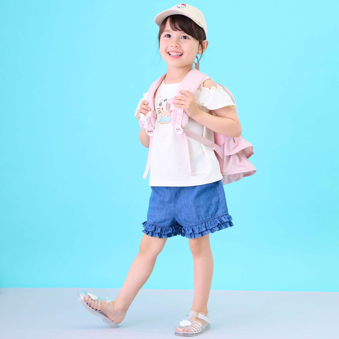 [Sanrio Characters] Frill Backpack,Light pink, large image number 2