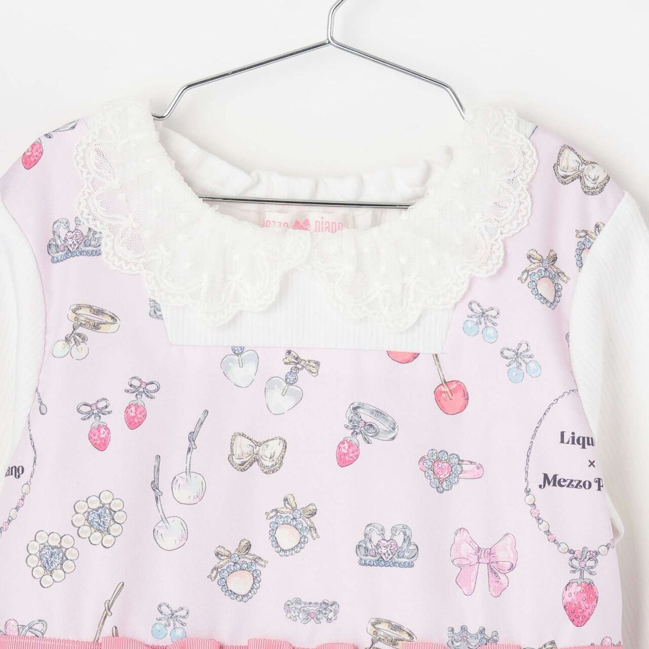 [Liquem] Pattern Docking Dress,Pink, large image number 2