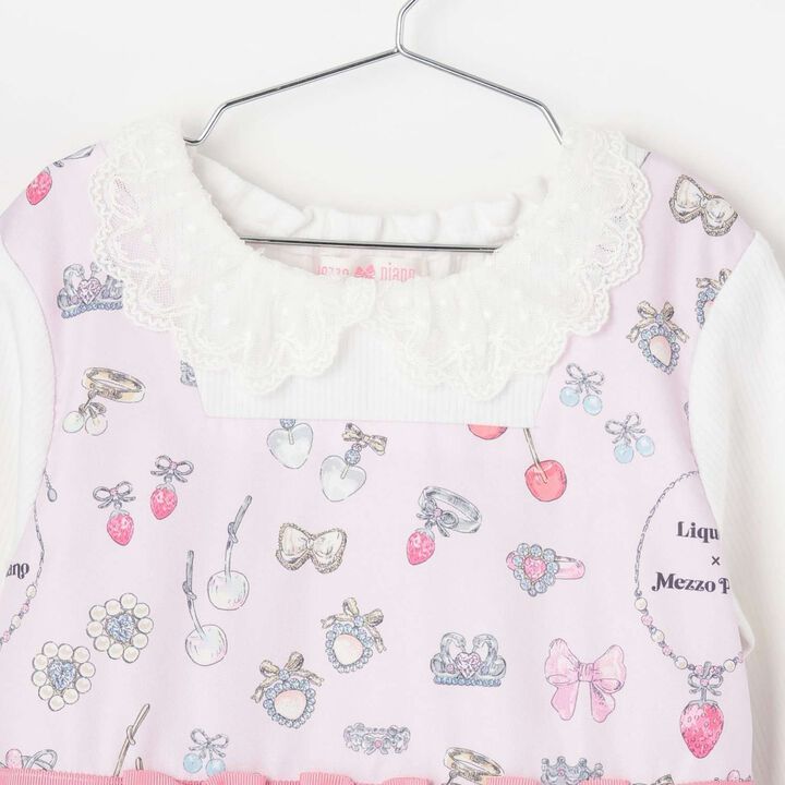 [Liquem] Pattern Docking Dress,Pink, medium image number 2