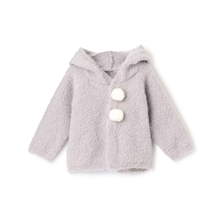 Cat Knit Cardigan,Light gray, medium image number 0