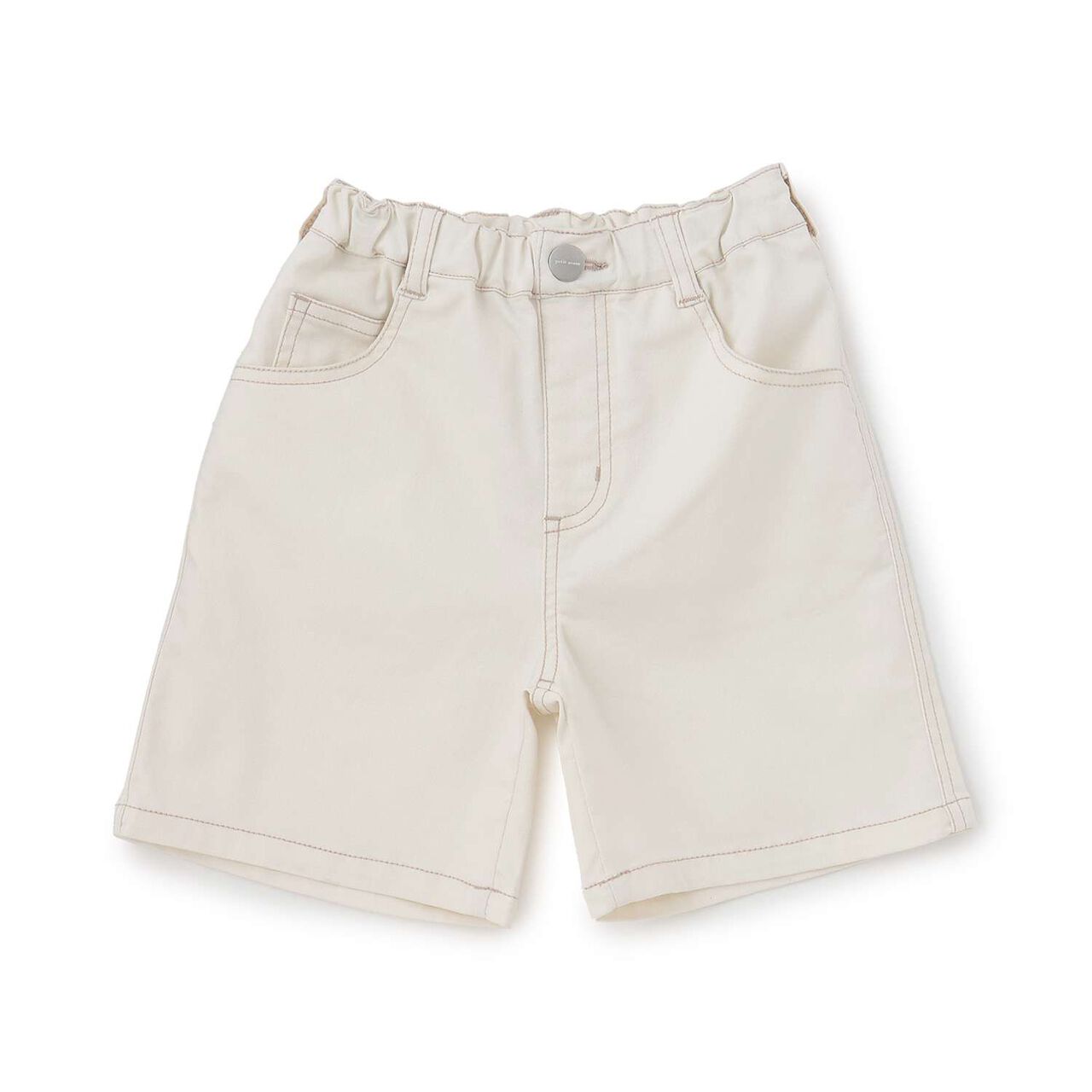 Painter Half Pants,Pearl white, large image number 6