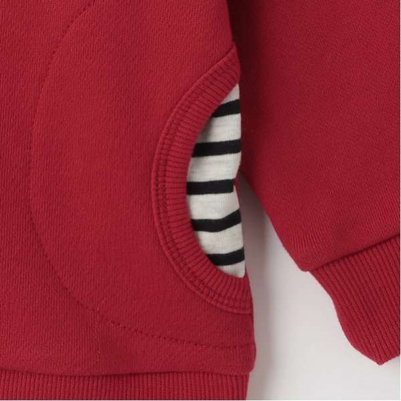 Dinosaur Appliqu&eacute; Side Pocket Sweatshirt,Milky white, large image number 8