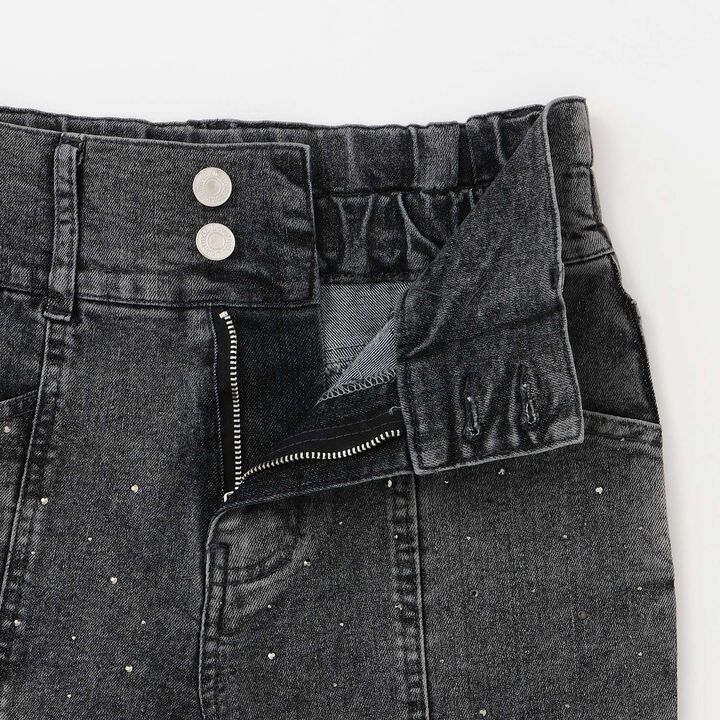 [Stretch] Sparkling Flare Denim Pants,Blue, medium image number 13