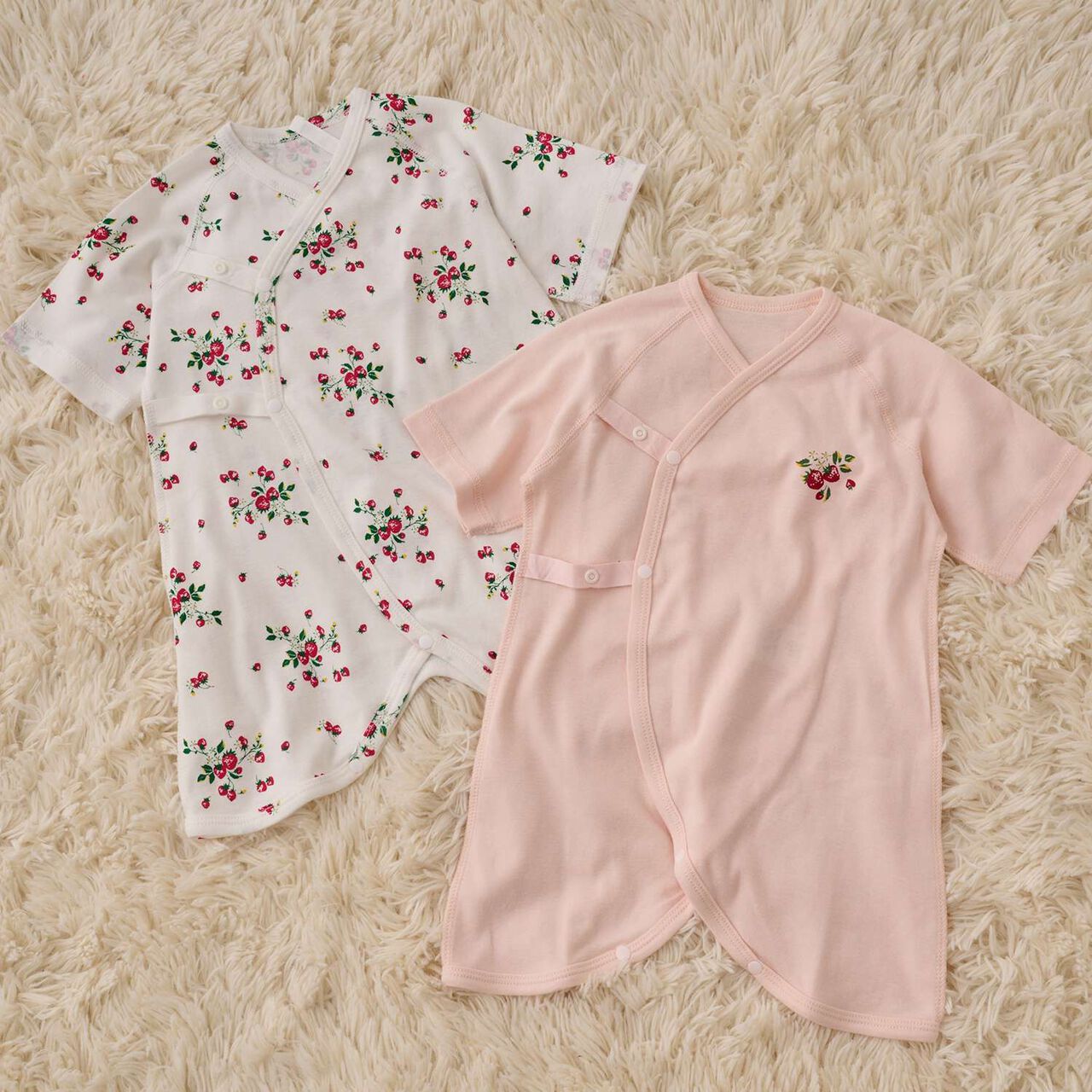 [Web Exclusive] 2-Piece Combination Bodysuit Set,Off white, large image number 13