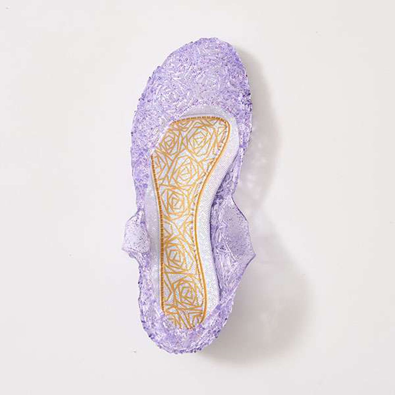 Clear Lame Rainbow One Strap Shoes,Pink, large image number 14