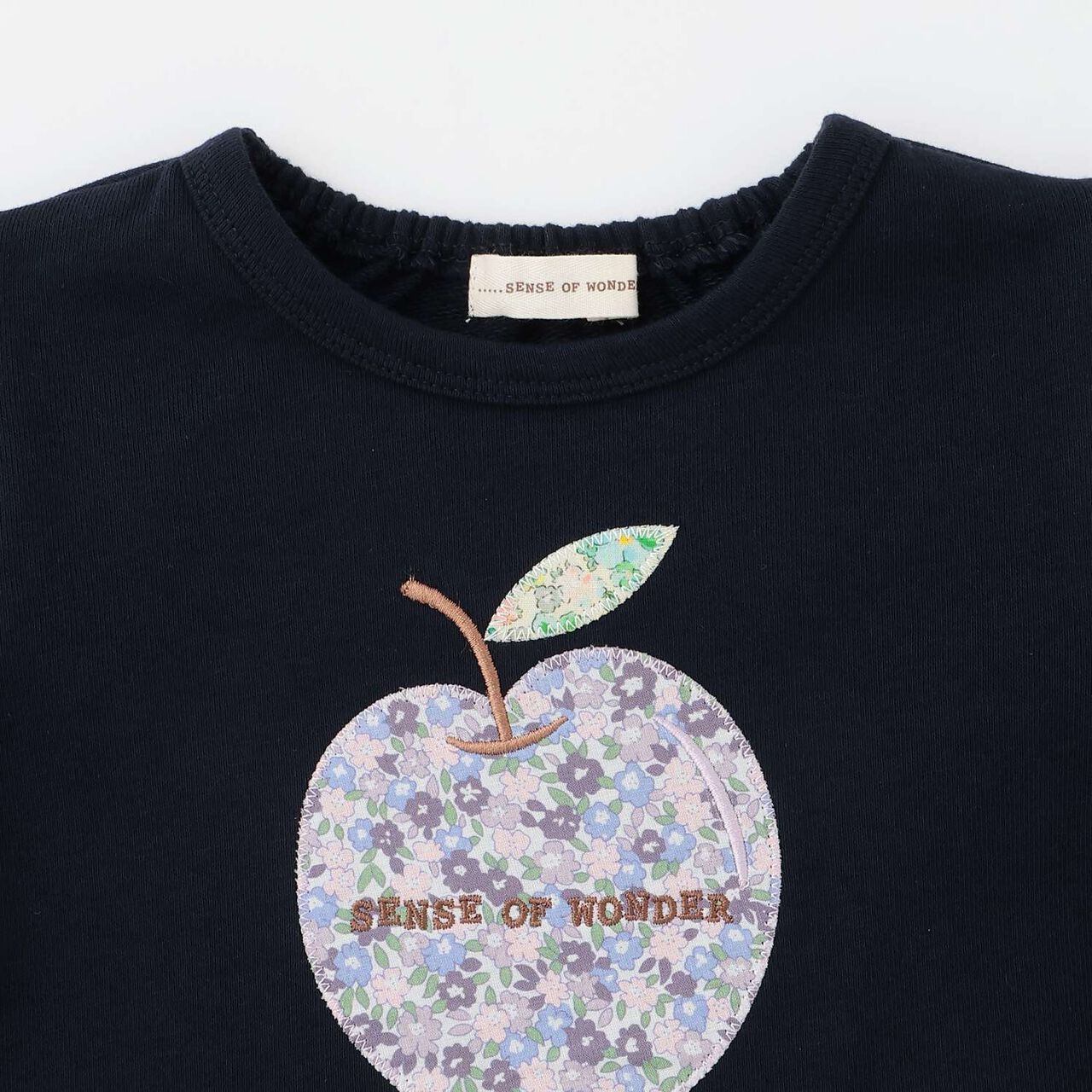 Apple Sweatshirt,Navy, large image number 2