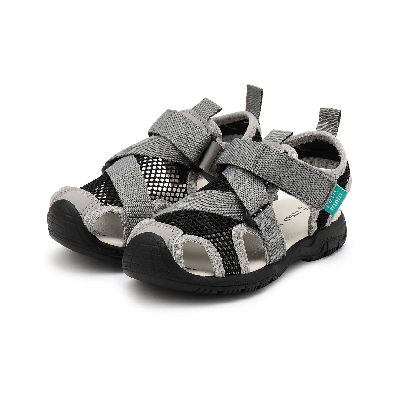 Guard Tape Sandals,Black, large image number 0