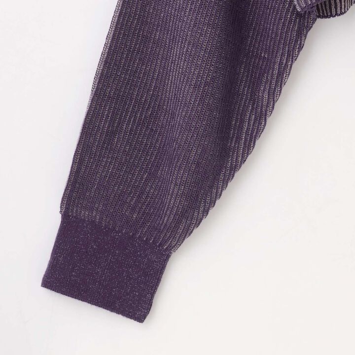 [LTXC] Logo Vintage Cropped Knitwear,Purple, medium image number 11