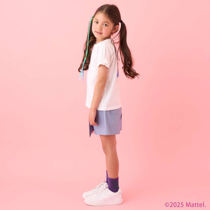 [Barbie] Sleeve Tuck T-Shirt,White, medium image number 23