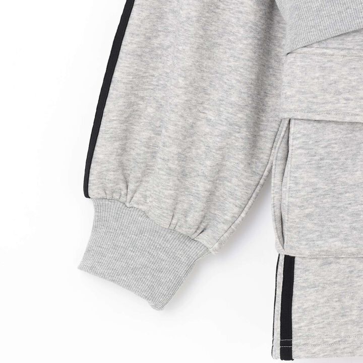 [LTXC/Shaggy Lining] Zip Parka Outfit Set,Top gray, medium image number 15