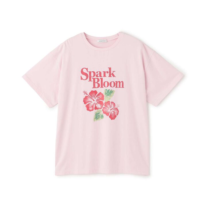 [100% Cotton / GOOD PRICE] Assorted Motif Loose Half Sleeve T-Shirt,Red, medium image number 15