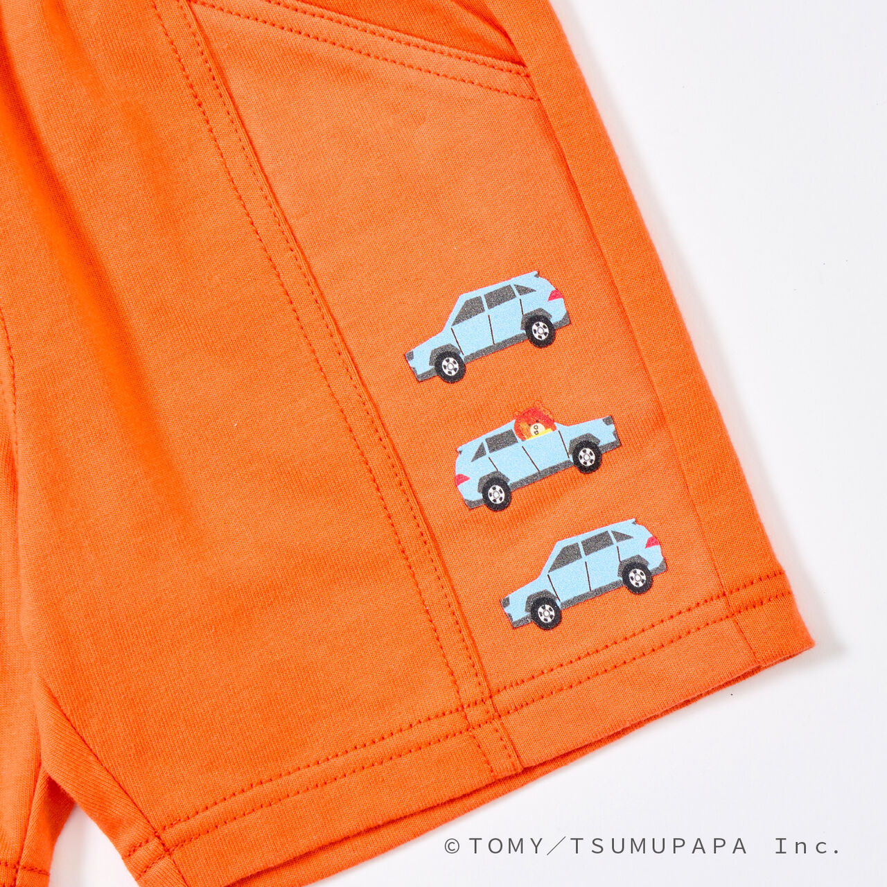 Tomica & Tom Half Pants,Orange, large image number 8
