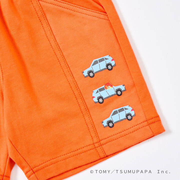 Tomica & Tom Half Pants,Orange, medium image number 8