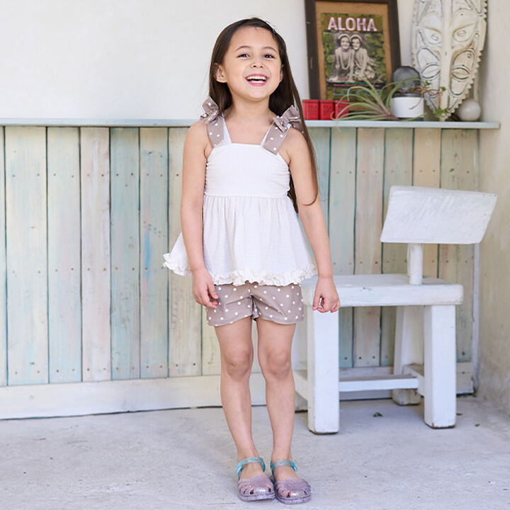 [SWIM] [UV Processing] Frill Round Hem Separates,Pink, medium image number 15