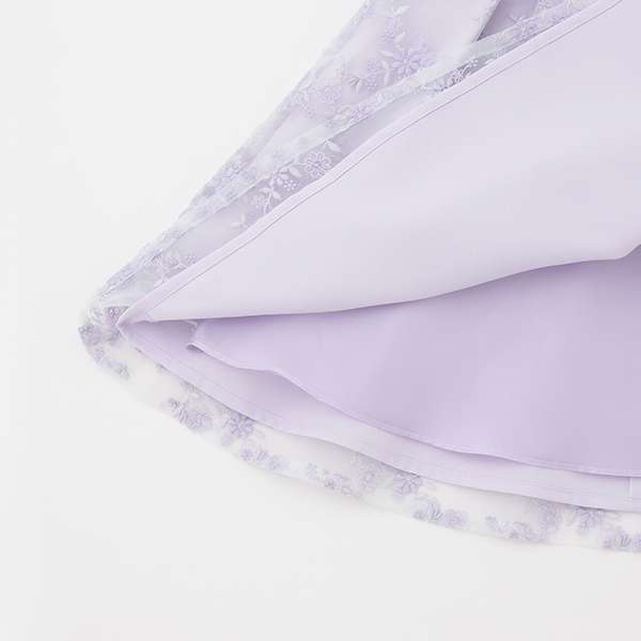 Lace OP + No-Collar JK Set,Lavender, large image number 13